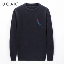 UCAK Brand Casual O-Neck Long Sleeve Sweaters Pull Homme 2020 Autumn Winter New Arrivals Streetwear Sweater Men Clothing U1096