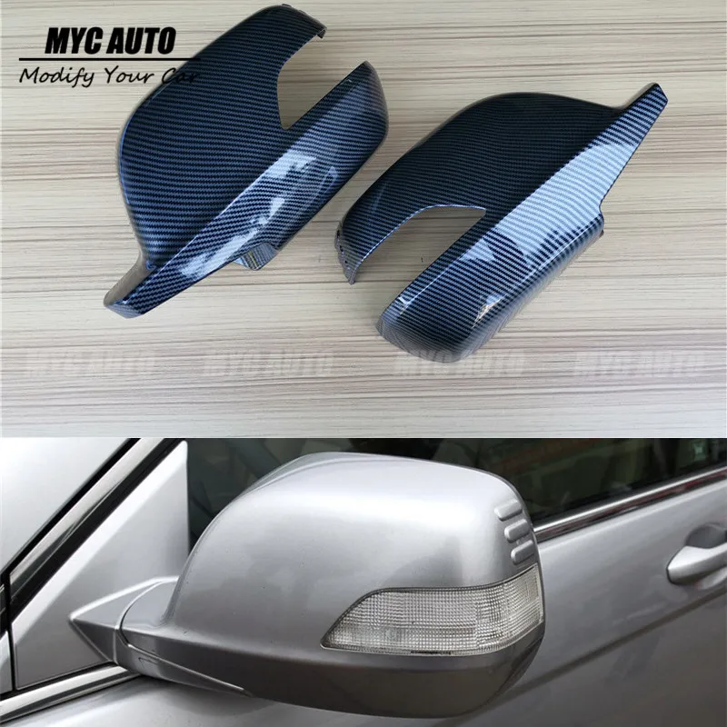 Посмотрите углеродного волокна крышка зеркала заднего вида для Honda CRV 2007 2008 2009 2010 2011- углеродное волокно зеркальная крышка - Цвет: 07-11 CRV