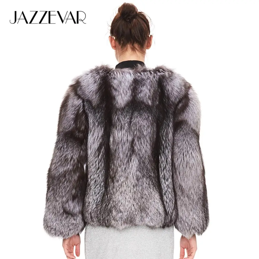 JAZZEVAR Зима новое поступление натуральный мех пальто для женщин высокое качество новая мода короткий стиль норковая шуба зимняя одежда для женщина W9088