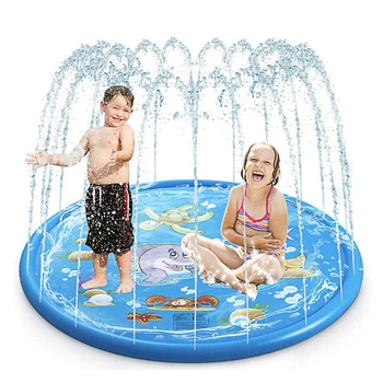 

pet Kids Water Play Mat Toys Inflatable thicken PVC infant Tummy Time Playmat Toddler Activity Play Center water mat for babies