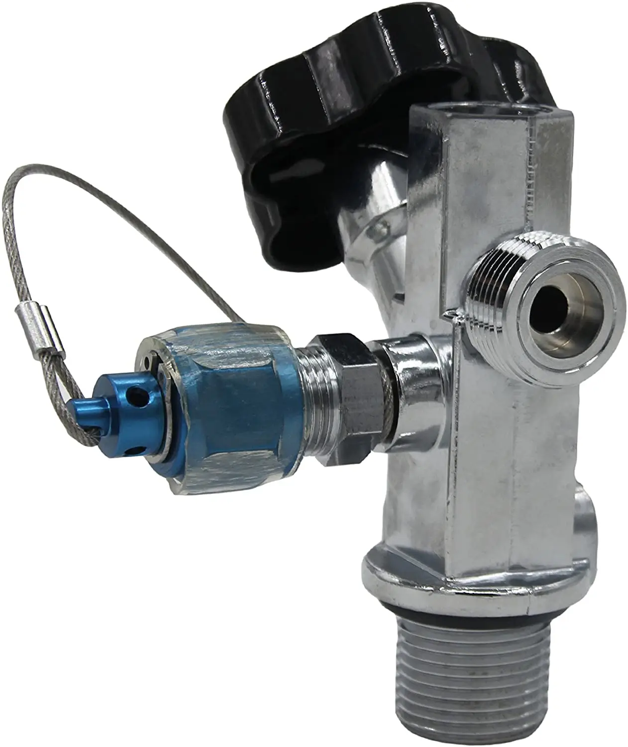 Nitrous Oxide Systems SUPER Hi-Flo Bottle Valve Work For NOS 16139 (Black)