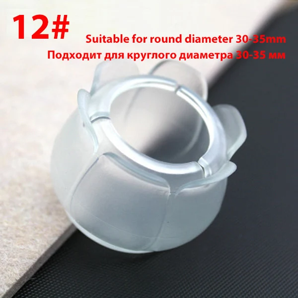 No.12 24 шт./лот коврик для ног стула, силиконовый нескользящий коврик для ног стула, защита для ног, нижняя крышка, протекторы для деревянного пола - Цвет: No.12