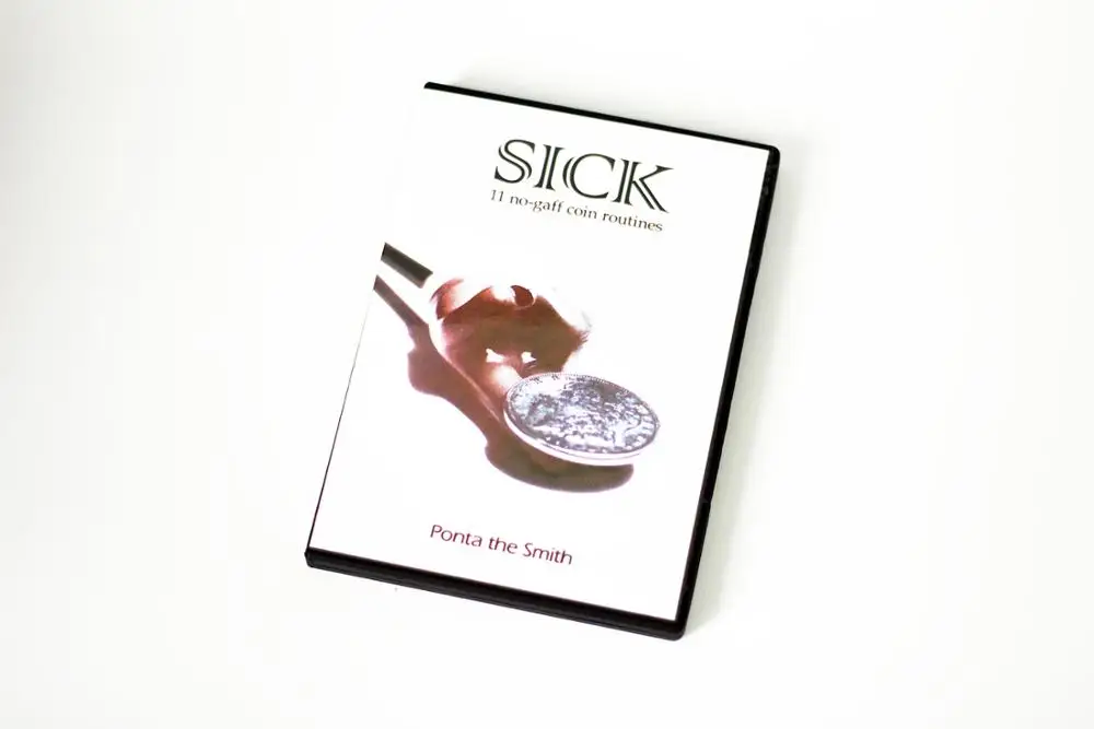 SICK By Ponta The Smith(Gimmick и DVD) и 6 монет, древние монеты, набор волшебных трюков, крупным планом, сцена, уличное волшебство, игрушки