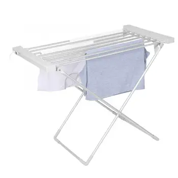 

Foldable Electric Clothes Dryer Stand Aluminum Alloy Thermostatic Clothes Drying Rack Energy Saving Clothes Shoe Drying Machine
