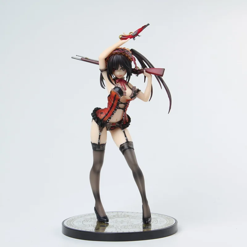 without Box Аниме японская фигурка Дата Живая Tokisaki Kurumi кошмар Ёсино отряд ПВХ фигурка Коллекционная модель кукла игрушка подарок - Color: without Box