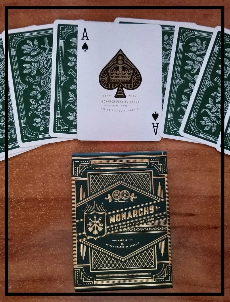Theory11 Monarchs Playing Cards Green Bicycle Monarch Deck USPCC  Collectable Poker Magic Card Games Magic Tricks Props|Playing Cards| -  AliExpress