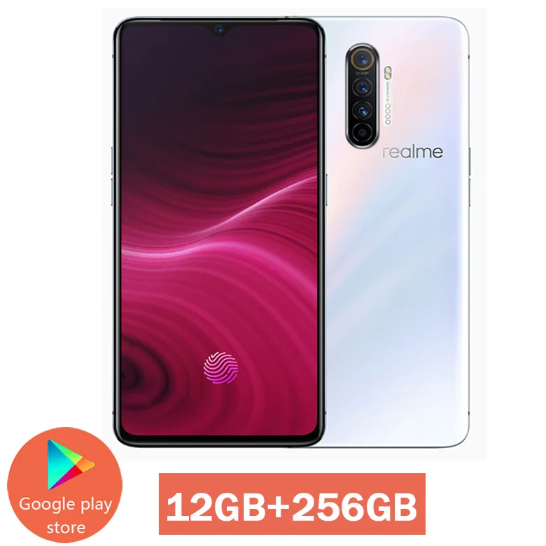 12G 256GB white-CN Realme X2 Pro, глобальная версия, опциональный Смартфон Snapdragon 855 Plus, 64 мп, четырехъярусная камера, 6,5 дюймов, полноэкранный NFC VOOC телефон - Цвет: 12G 256GB white-CN