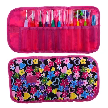 

10 Sizes Crochet hooks Needles Yarn Stitches knitting Craft Case Crochet Set High Quality And Durable