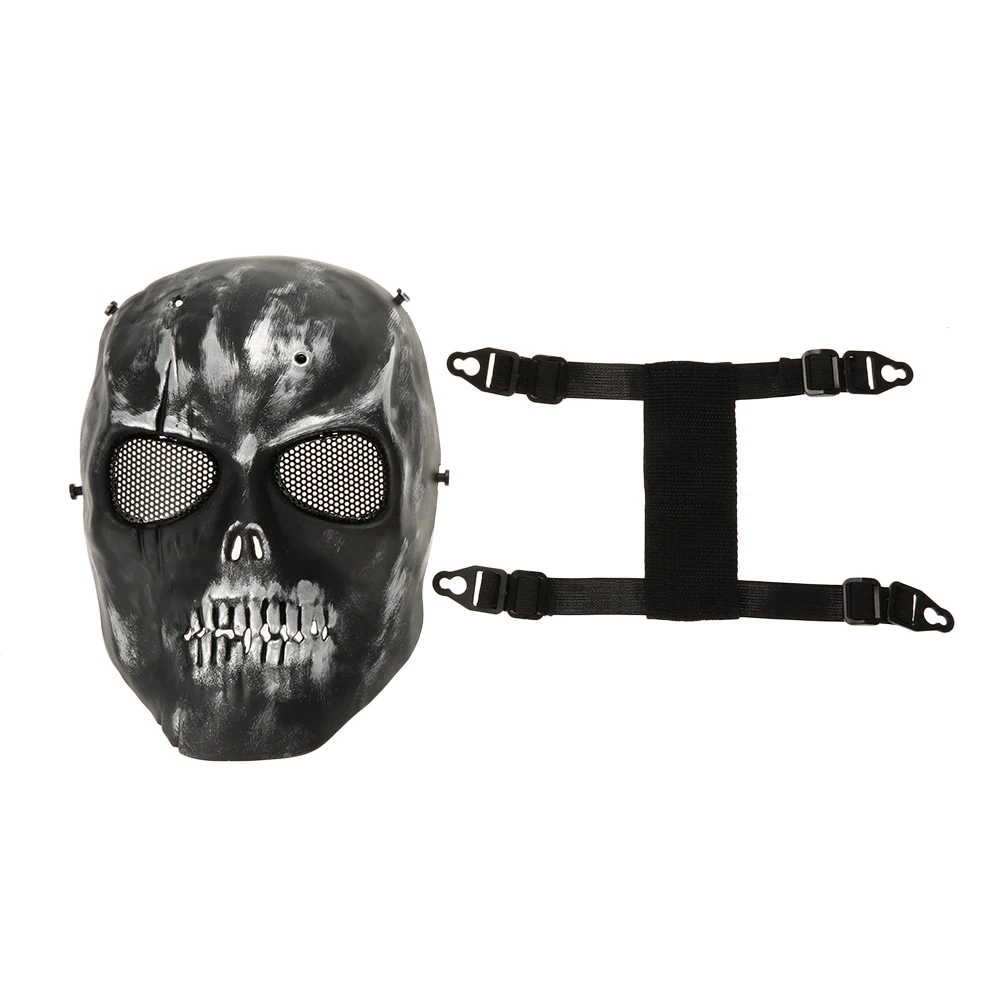 Tactical Costume Mask Airsoft Mask Full Face Mask Outdoor Protective Face Mask for Wargame Airsoft Halloween Party Cosplay
