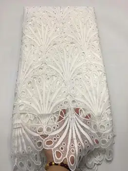 

New Designs African French Lace Fabric High Quality Nigeria French Net Lace 2019 With Stones For Women FA21030