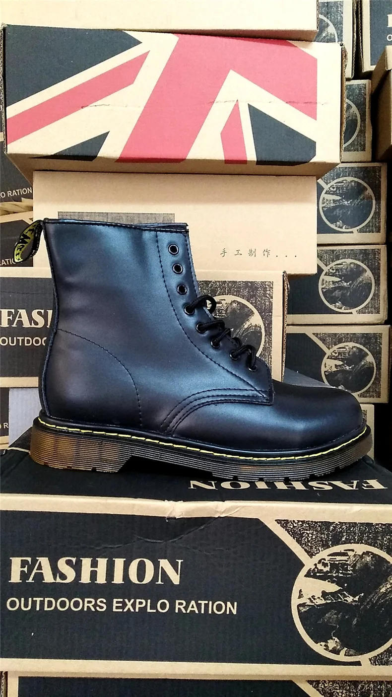 Doc dr martens мартинсы Ботинки мужские зимние теплые зимние ботинки мужские кожаные ботинки ковбойские водонепроницаемые ботинки мужские мотоциклетные повседневные ботинки мужская обувь зимняя сапоги кроссовки казаки