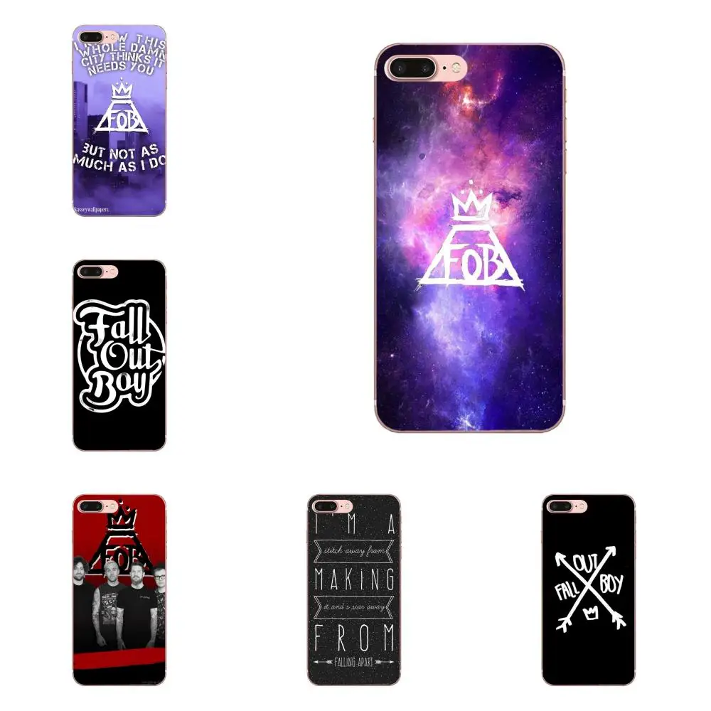 Soft Cover Fashion Fall Out Boy Fob Band For LG G2 G3 G4 G5 G6 G7 K4 K7 K8 K10 K12 K40 Mini Plus Stylus ThinQ 2016 2017 2018 | Мобильные