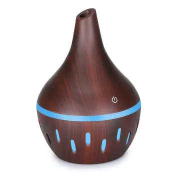 

USB Wood Ultrasonic Air Humidifier Ultrasonic Wood Grain Air Humidifier USB Mini Cool Mist Maker Air Purifier for Home Office