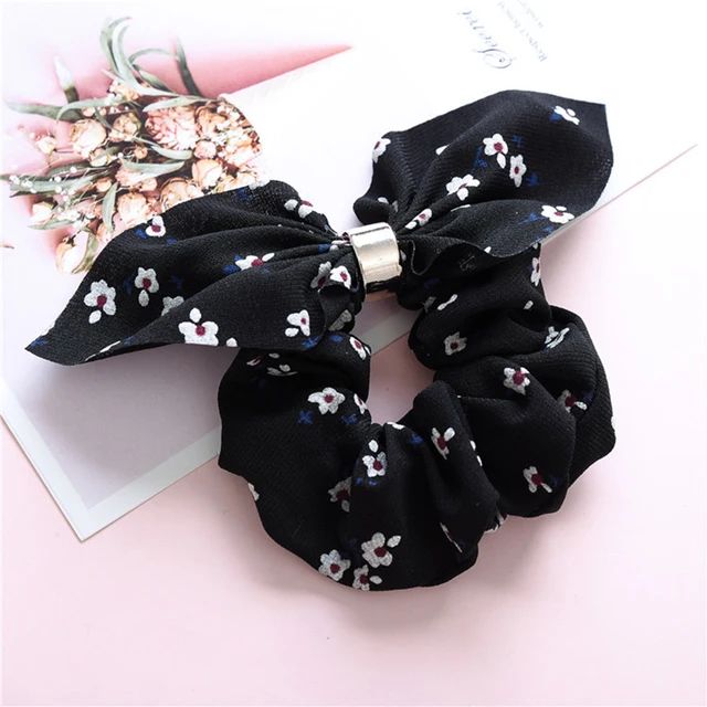 Fashion Scrunchier for Woman Elastic Hairband Knot Scrunchy Girls Hair Accessories Christmas Headbans Pleated Headband Scrunchie TR4