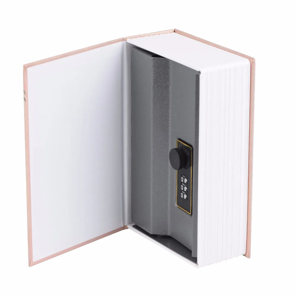 18x11.8x5.5cm Creative Book Safe Box Money Jewelry Collection Storage Case with Combination Lock Storage Lock Box Dropshipping elderly emergency button