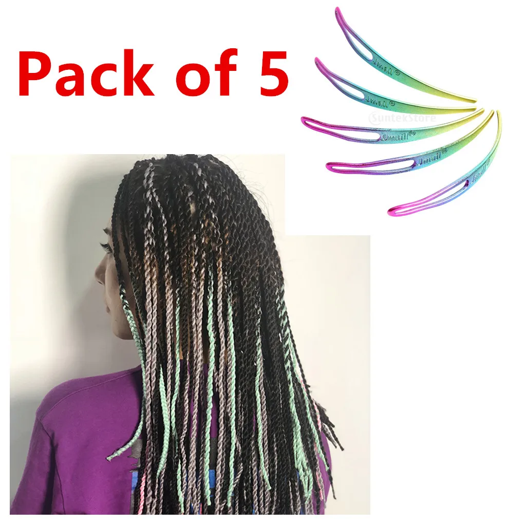 Pack of 5 Dreadlocks Tool Interlocking Tool for Locs, Interlocks or Sisterlocks