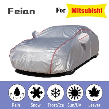

Car cover Oxford waterproof Car clothes With side door Four seasons cover Reflective strips Hatchback sedan SUV for Mitsubishi