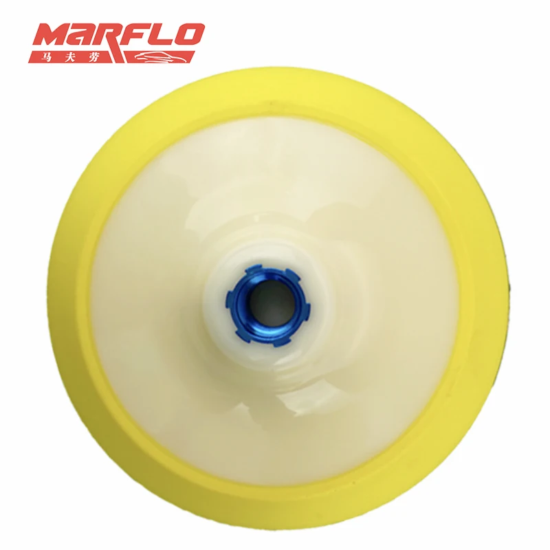 Marflo M5/8 Plate Backing Pad For Polisher With Polishing Sponge Pad 5" 6" 125mm Hook Loop Backing