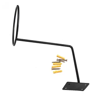 

Durable Screws Thickened Base Motorcycle Helmet Display Rack Wall Mount Hanger Black Wig Ball Storage Holder Hook Hat