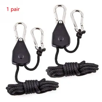 

Reinforced Duty With Cla Grow Ratchet Pulley Hanging Light Rope Hangers Adjustable