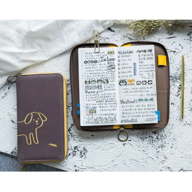 New Zipper Notebook Diary Book Large Capacity Weekly Planner Journal Agenda Organize New Zipper Notebook Diary Book Large Capacity Weekly Planner Journal Agenda Organize