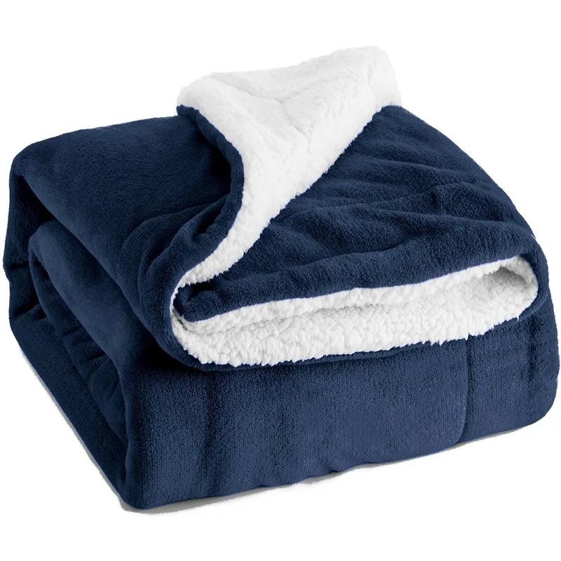 Фланелевое одеяло весна и осень шерстяное одеяло Ferret кашемировое одеяло теплые толстые одеяла флис мягкий плед на диван кровать - Цвет: colour 001