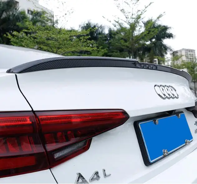 A4 Карбон волокно заднее крыло из углеродного багажник выступ Спойлеры для Audi B9 A4 S4 RS4