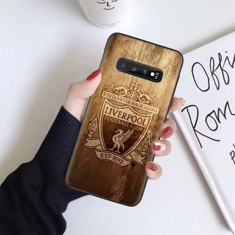 Хит, чехол для телефона Liverpool Club для samsung Galaxy S10+ Plus Lite Note 10, 9, 8, S9, S8, J4, J6+ Plus, S7, S6, черный