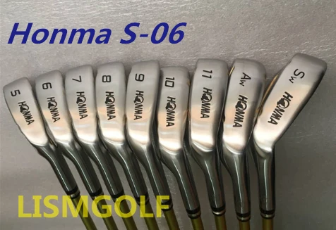 Honma IS-06 гольф-клуб полный setr/Драйвер+ Фарватер+ клюшки для гольфа 5-11AwSw+ Putter(без сумки для гольфа) графитовый Вал с крышкой головки