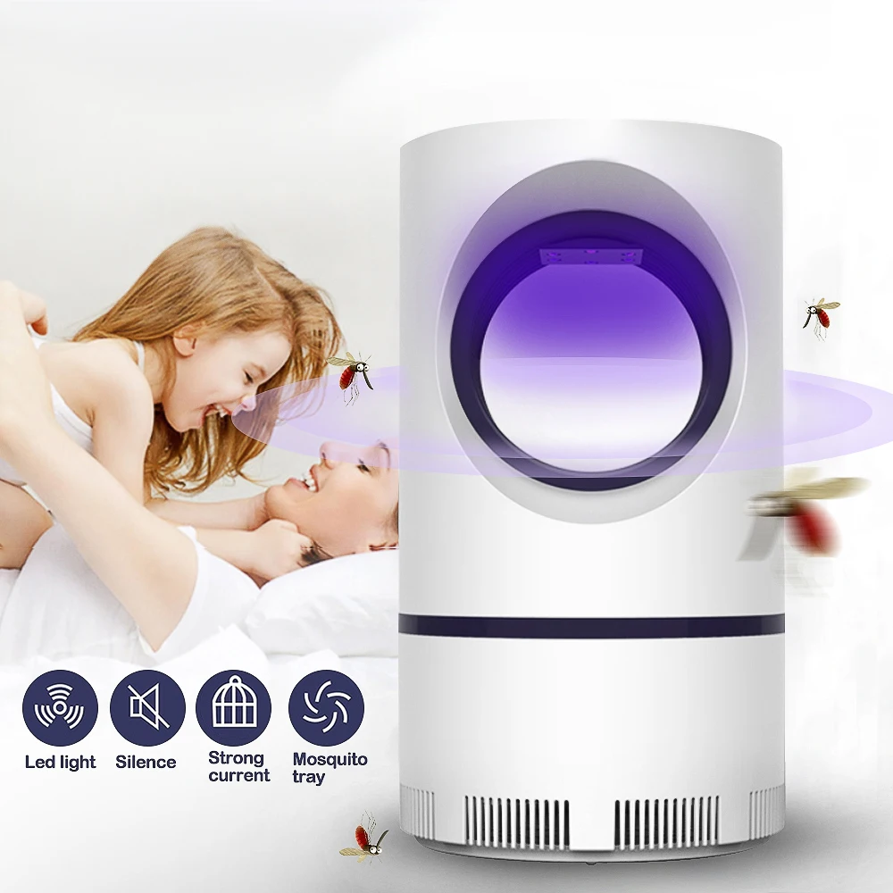 Светодиодный светильник против комаров Жук Zapper UV с питанием от USB фотокаталитическая ловушка для комаров лампа вредитель средство от насекомых ночник для ребенка