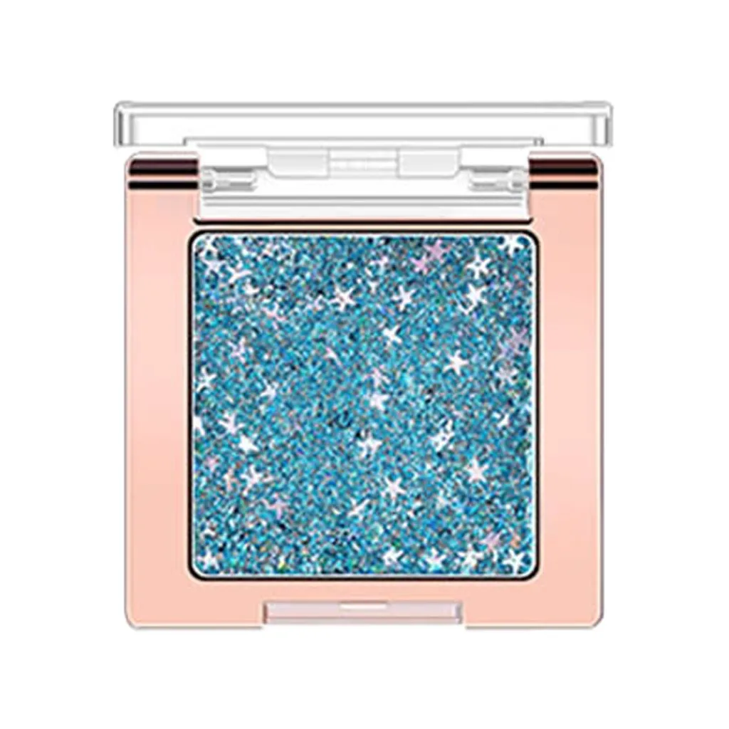 Блестящие тени для век Shimmer Eyeshadow водонепроницаемые монохромные кончики пальцев Cool Trend Eye Shadow Makeup 10 групп цветов