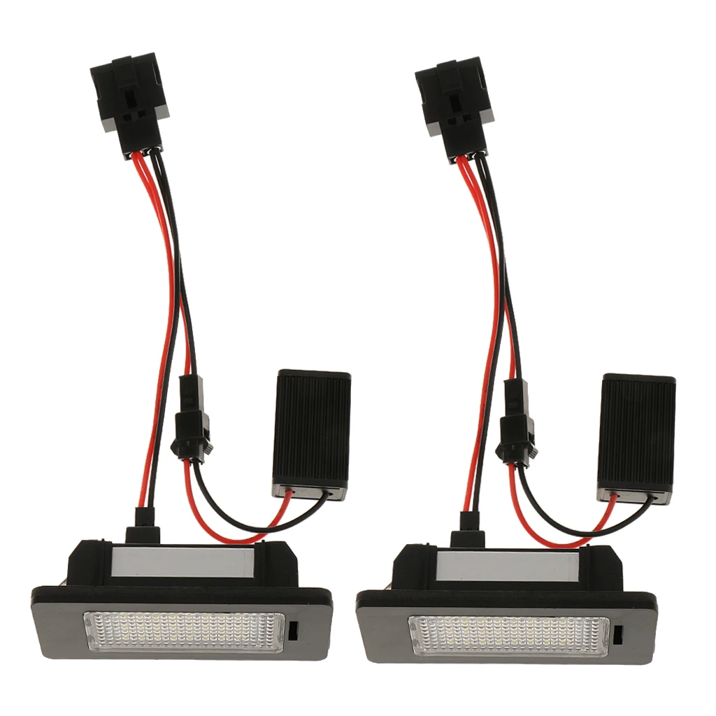 2x License Plate Light 24 SMD LED kit Error Free for AUDI A4 B8 S4 A5 S5 Q5