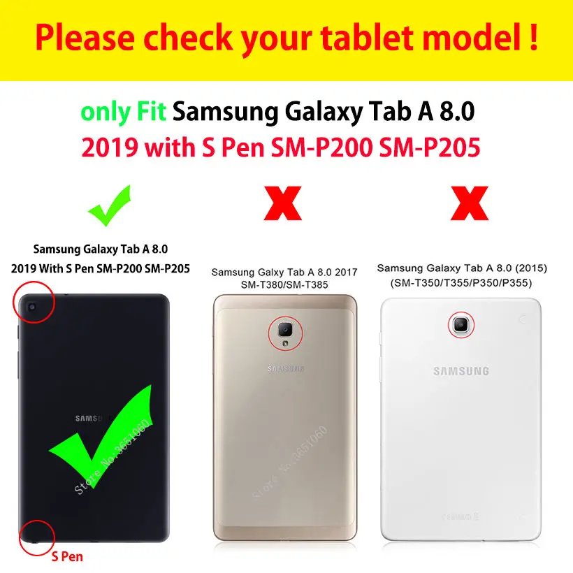 Sm P355 Tab A With S Pen PAN-SS25 Samsung Galaxy Tab A T350 T355 P350