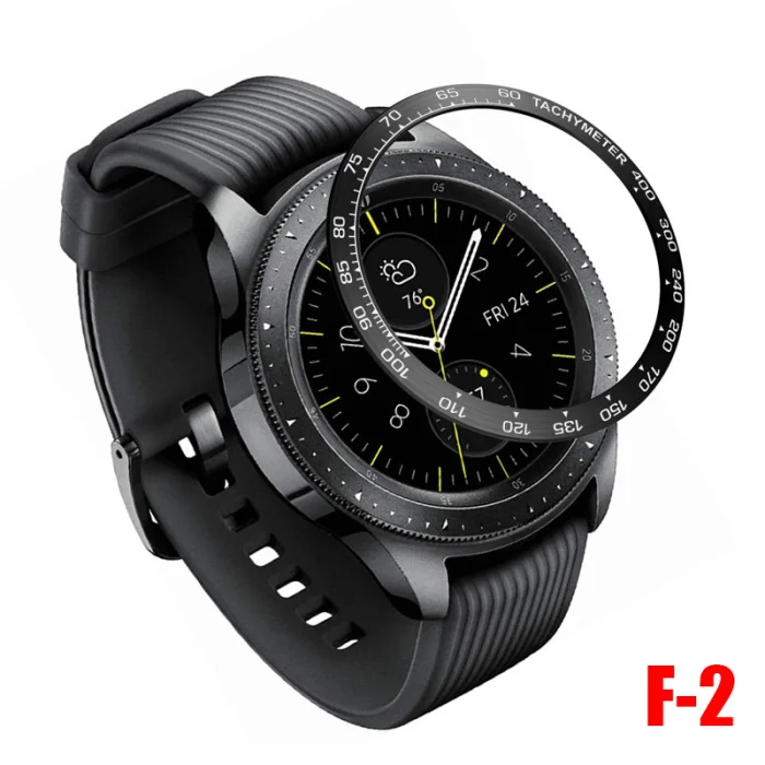 Ободок кольцо клеющаяся крышка против царапин Металл для samsung Galaxy Watch 42 мм LHB99