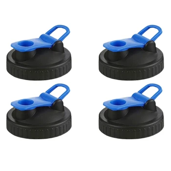 

Wide Mouth Mason Jar Flip Lids Reusable Storage Pour Caps with Leak-Proof Silicone Seal Suitable for Beverage, Pour, Storage