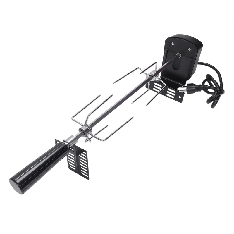 

Outdoor Automatic Bbq Grill Electric Barbecue Rotisserie Motor Metal Rod Charcoal Pig Chicken Beef Camping Cooking Tools-Us Pl