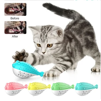 

Cat Catnip Toothbrush Cat Toy Cut Teaser Dental Simulation Fish Shape Toy Cleans Teeth Interactive Toy For Cat Dog Chew Toys#3