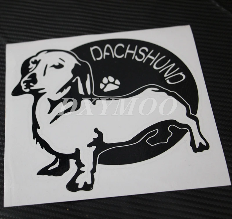 Cute Animal Pattern Dachshund ON BOARD Stickers Dog Warning Caution Auto Window Body Pets Decal | Автомобили и мотоциклы
