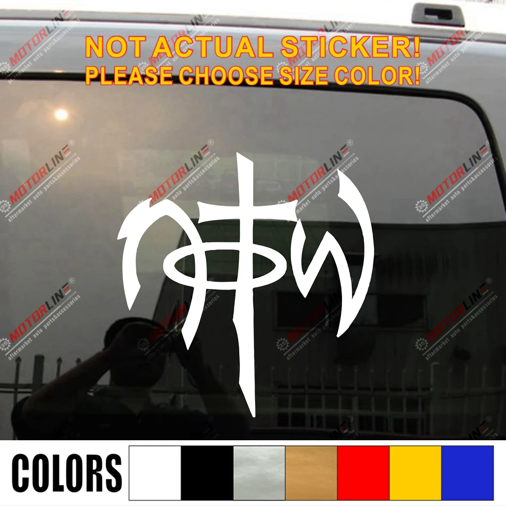 Не из этого мира NOTW наклейка на машину виниловая Иисус Бог Христос высечка без