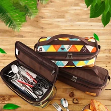 Функциональная наружная походная дорожная коробка для завтрака сумка для хранения портативные туалетные сумки для мытья душа косметический Органайзер для макияжа