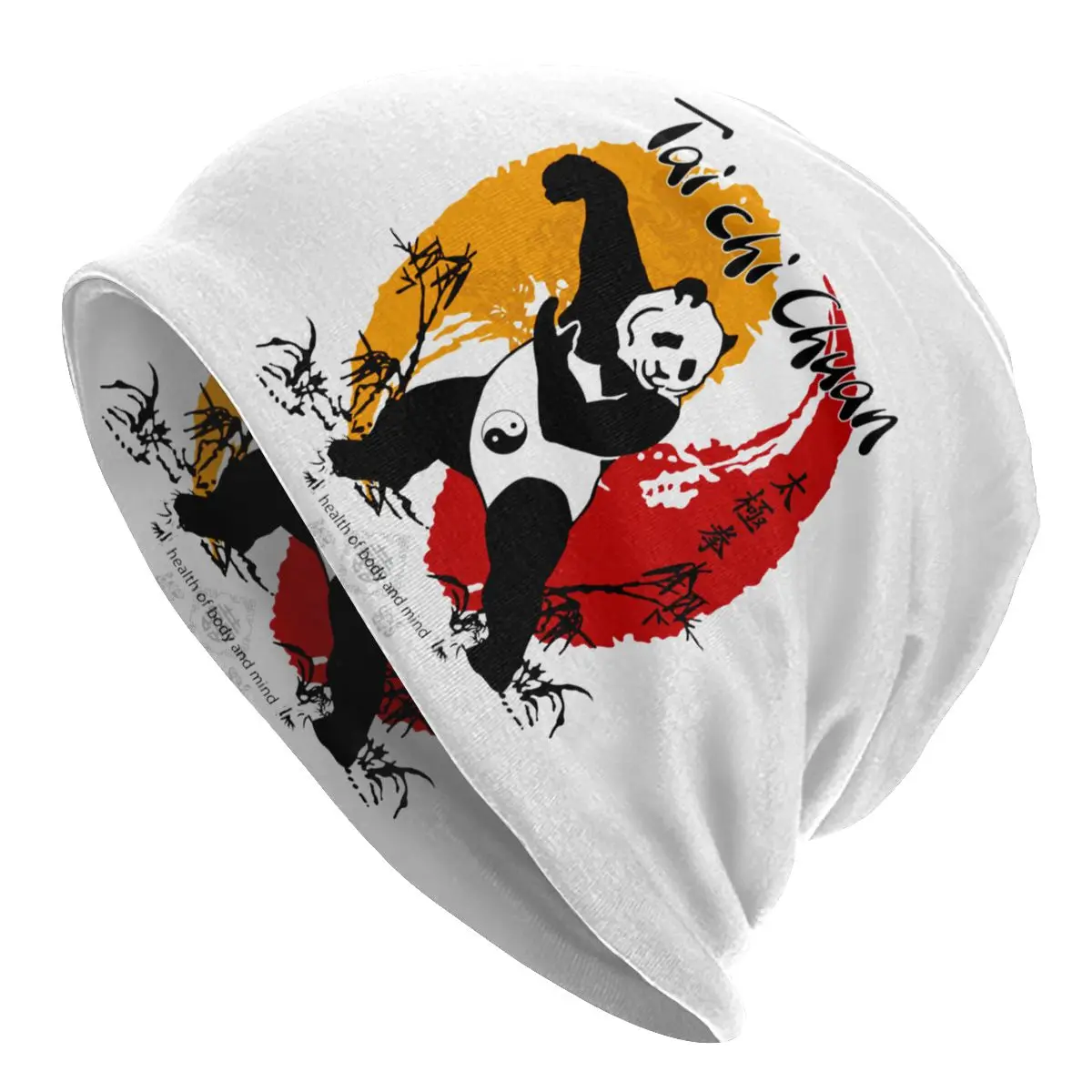 

Тренировочная Кепка Tai Chi Chuan, уличные шапочки, облегающие шапки, Мужская весенняя шапка двойного назначения, вязаные шапки