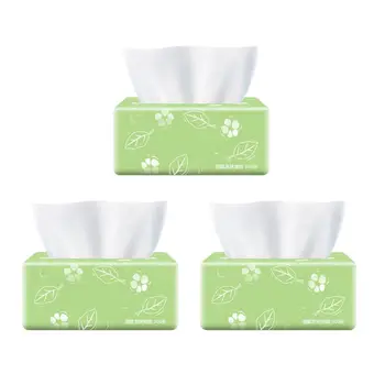 

3 Bags 3-Layers Paper Napkin Extractable Toilet Paper Soft Wood Pulp Pumping Tissue Napkin Household use