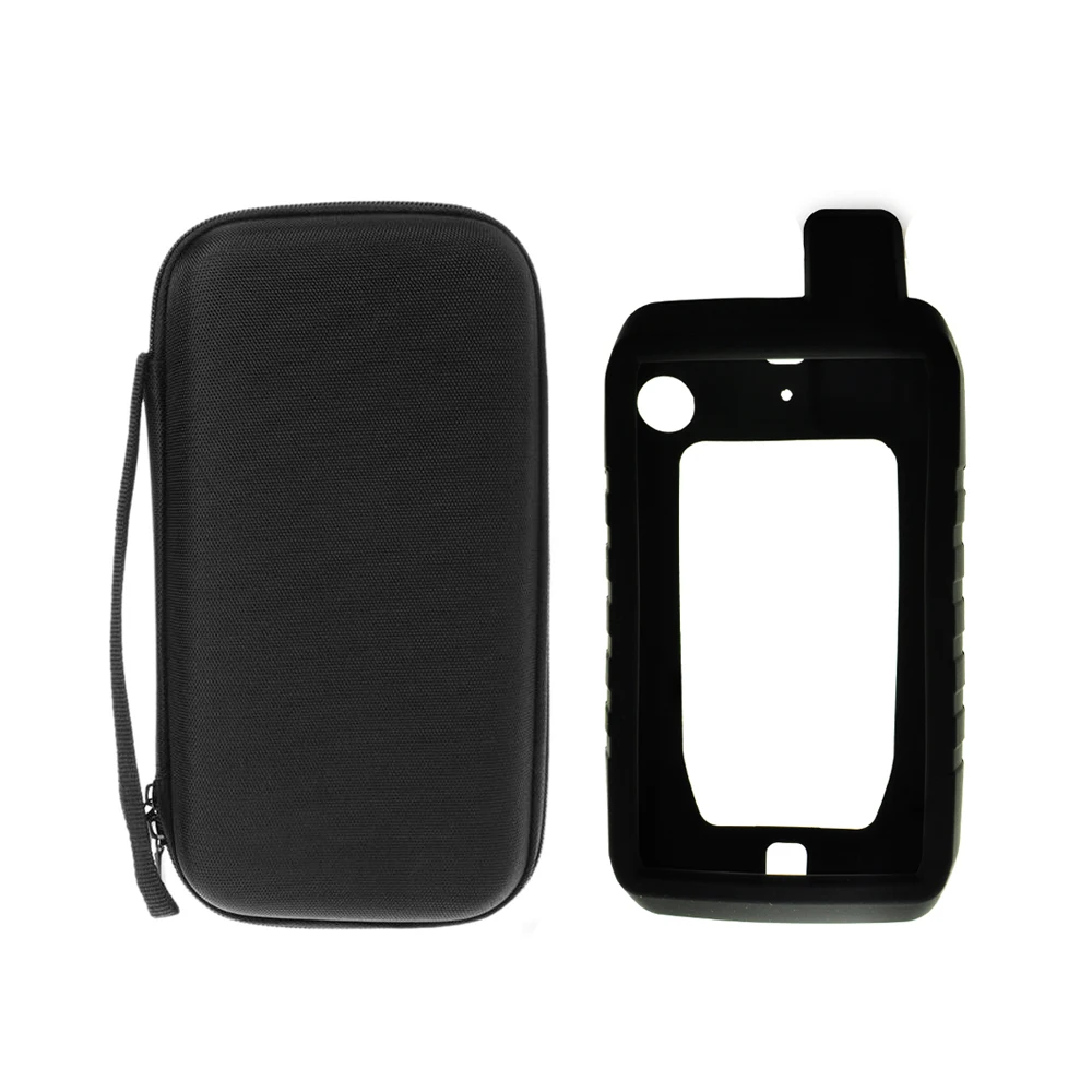 

Portable Carrying Protect Pouch + Silicon Protect Case Skin for Hiking Handheld GPS Garmin Montana 700