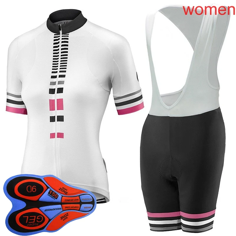 LIV Morvelo Команда Лето дышащий Pro Велоспорт Джерси комплекты одежды для женщин короткий рукав велотрусы MTB спортивный велосипед S92310 - Цвет: Q10