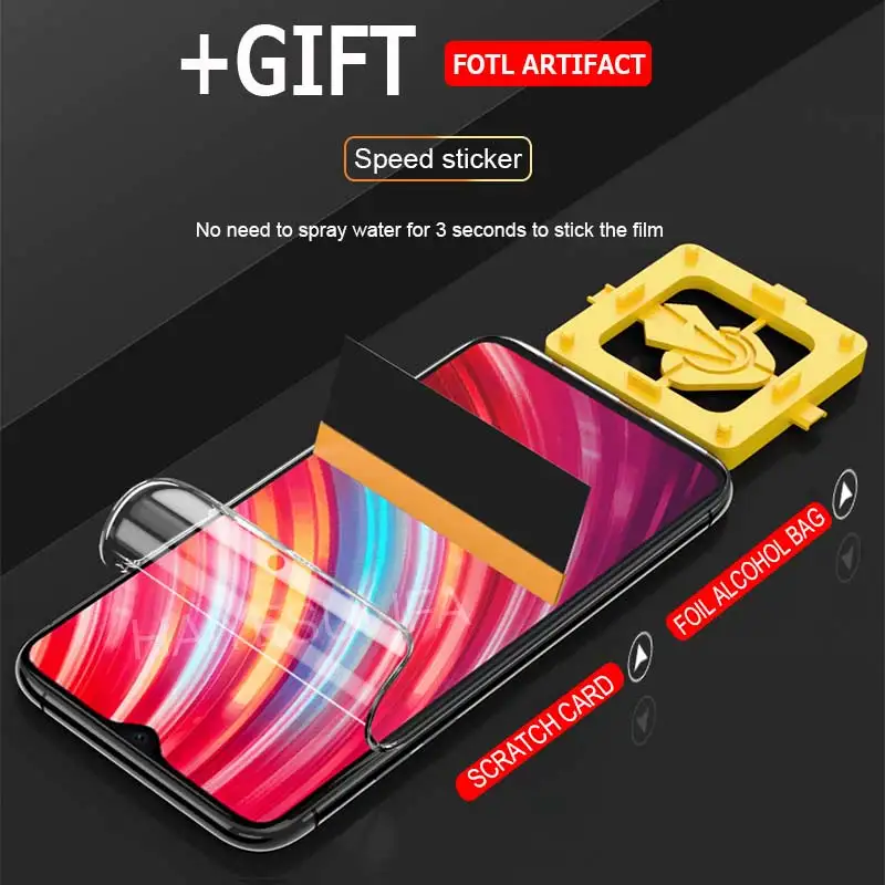 4-1 шт 200D полная защитная пленка для Xiaomi Redmi Note 8 6 K20 7 Pro Защита экрана для Redmi 7 K20 7A Гидрогелевая пленка не стекло