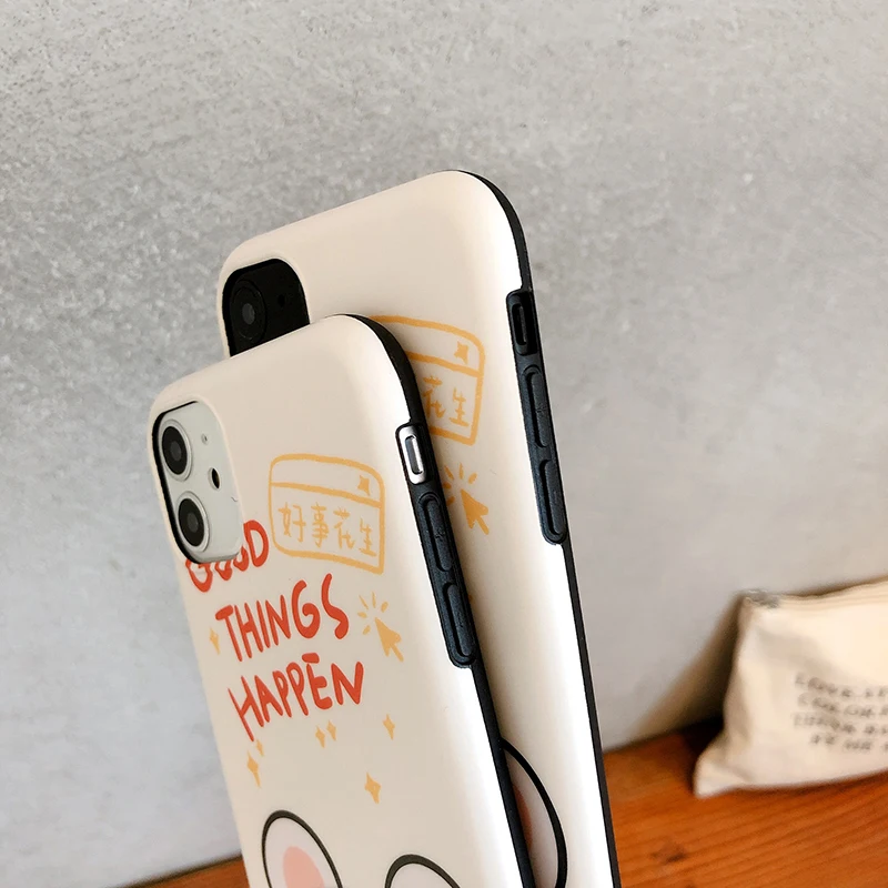 Чехлы для телефонов с милыми мультяшными мышками для iphone 11Pro XS Max X XR Lovley мягкая крышка IMD для iphone 11 7 8 Plus задняя крышка fundas чехлы