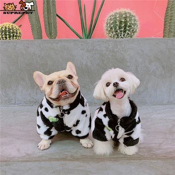 

SUPREPET Rabbit Fur Clothes for Pets Winter Thick Dog Clothes Cow Fleece French Bulldog Yorkie Chihuahua Soft Warm Puppy Coat