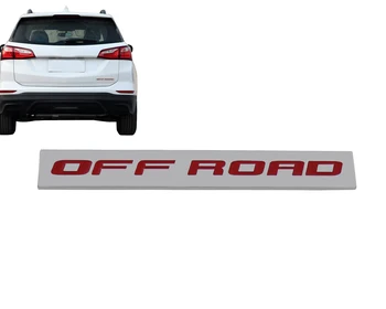 

Chrome Red OFF ROAD for Engine Fender Trunk Lid Emblem Decal Badge Sticker