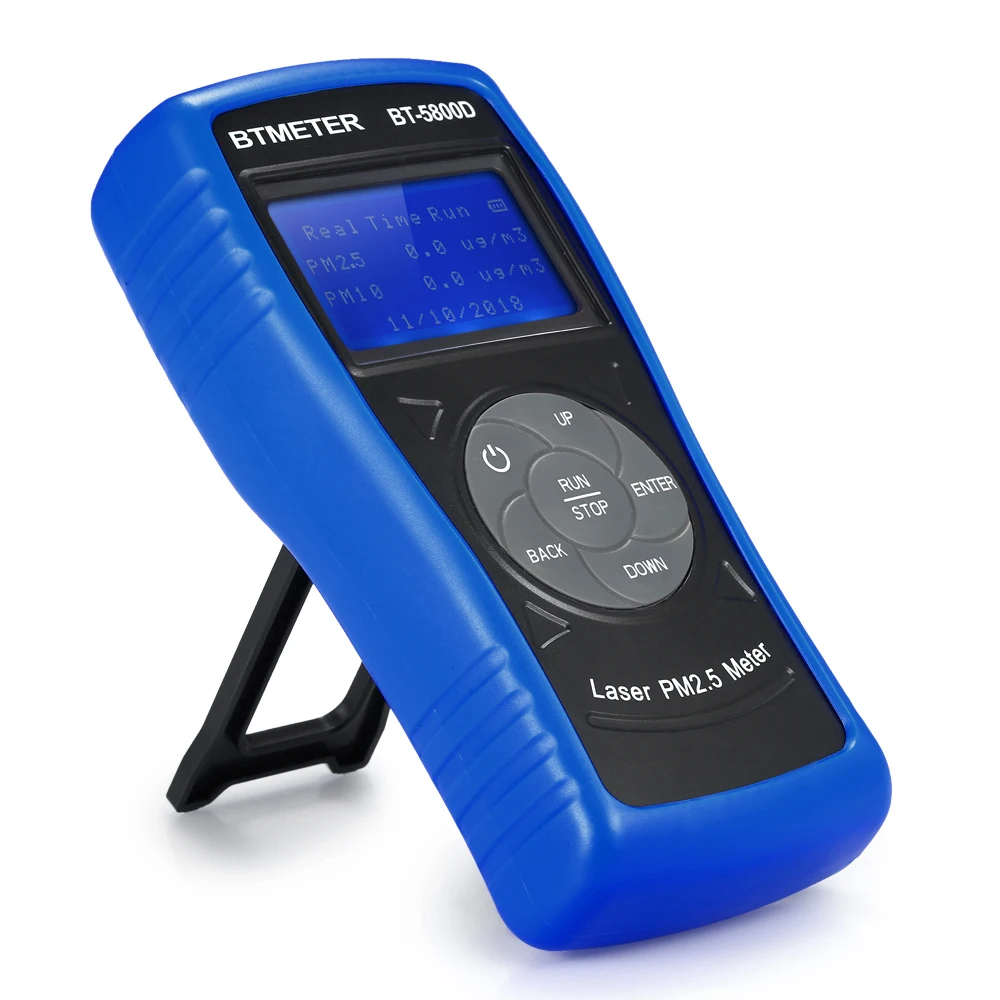 ЖК-цифровой PM2.5 анализатор воздуха PM10 датчик концентрации частиц Крытый Открытый окружающей среды газовый тест с перезаряжаемой батареей