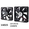 Gdstime 1 Piece DC 140mm 12V 2Pin 140x140x25mm 14025 CPU Computer Case Cooling Fan 140mm x 25mm 14cm PC Cooler 5.5 inch ► Photo 1/6